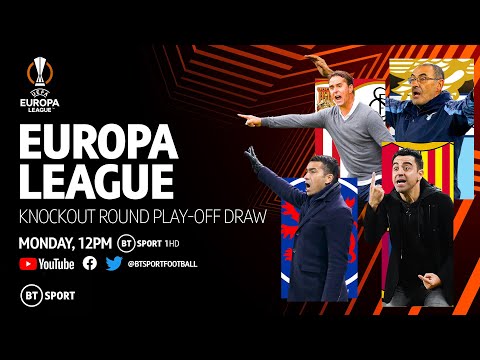UEFA Europa League 2021/22 Knockout Round Play-Off Draw Featuring Rangers, Barcelona and Sevilla