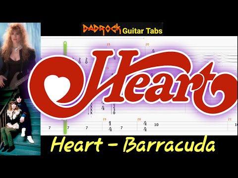 Barracuda - Heart - Guitar + Bass TABS Lesson