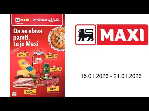 Maxi katalog - Nedeljna akcija - 15.01.-21.01.2026