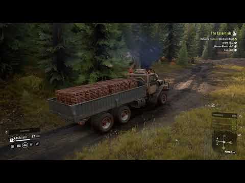 Snowrunner - XBox One X - (Part 28) - New Russian Truck - No Commentary
