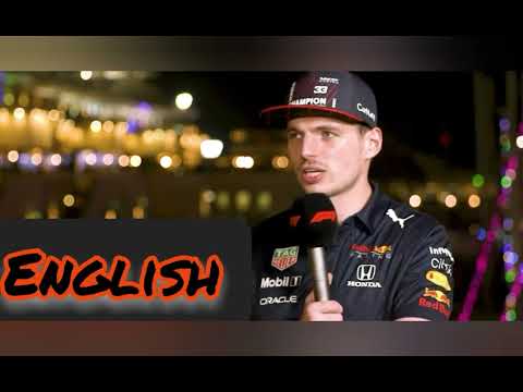 🇳🇱 - Max Verstappen Speaking 3 Languages (+ trying to talk one more)