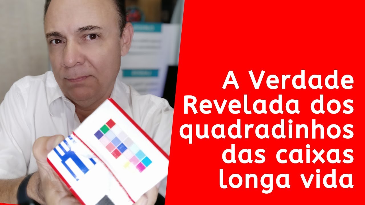 A verdade revelada sobre os quadradinhos coloridos nas embalagens longa vida