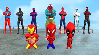 Game 5 Superheroes Pro : rescue Spider Man Iron Man Baby Ant Man vs Hulk Batman Venom | funny rescue