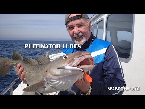 Sea fishing lures for Cod Pollock Bass and other species The Puffinators by Seabooms.com