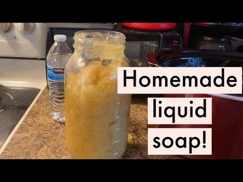 Make Your Own Liquid Castile Soap at Home!