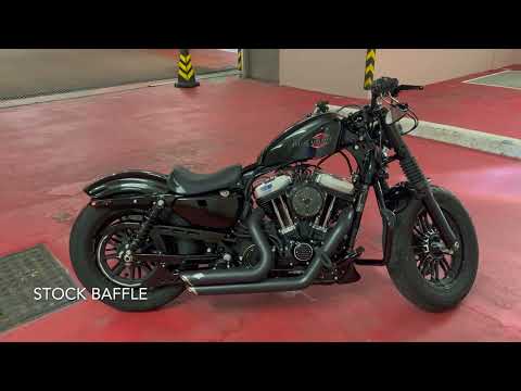 Vance & Hines Quiet Baffle (21301) vs stock baffle on my V&H SS exhaust 2021 Harley Sportster 48