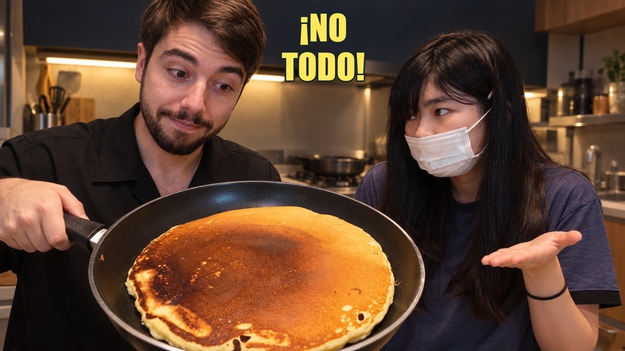 Hice una tortita GIGANTE… Yuzu quería una normal