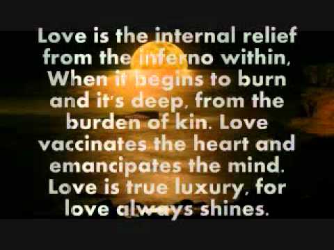 Sullee J - Spirit of Love (Poetry) w/ Lyrics *Poetry From The Heart*