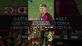 FLAMENGO SOFRE GOL DO LANÚS! 😱 #shorts