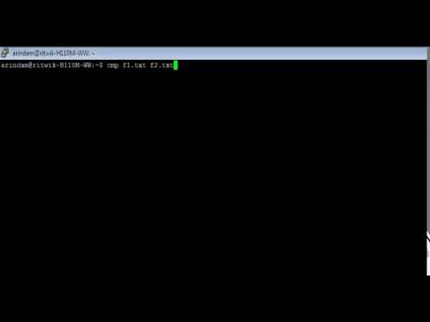 Linux Cmp Command W3resource