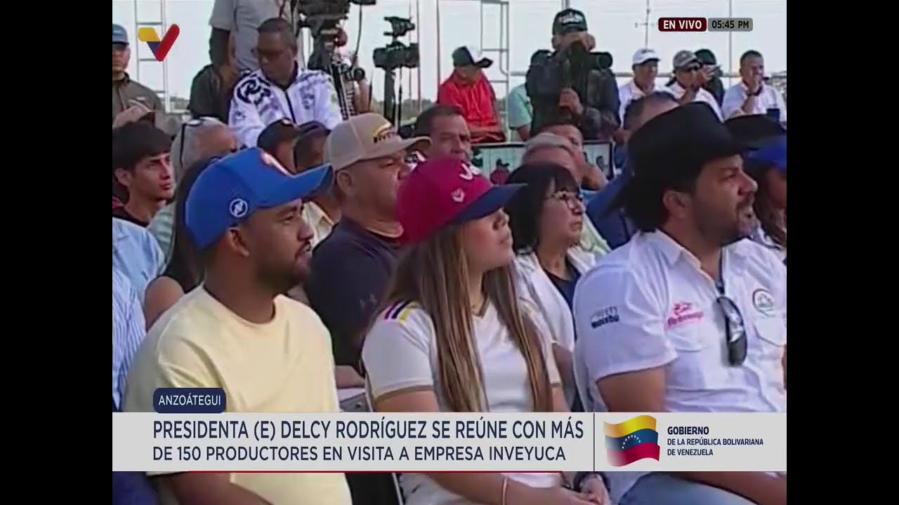 Delcy Rodríguez visita Inveyuca en el estado Anzoátegui, 27 de mayo de 2026