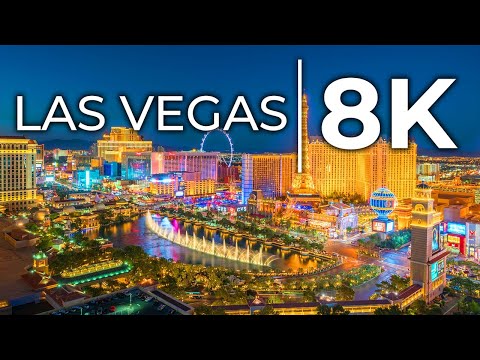 Las Vegas 8K ULTRA HD HDR 60 FPS NV Walking Tour - Outdoorsy Swaying