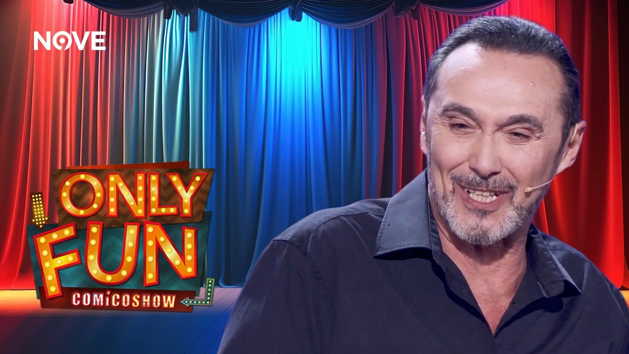 Giuseppe Giacobazzi: "per vederlo dritto ho imparato a camminare sulle mani" ​| Only Fun Comico Show