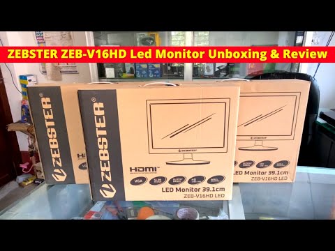 ZEB-V16HD Zebronics LED Monitor, Screen Size: 16 Inch