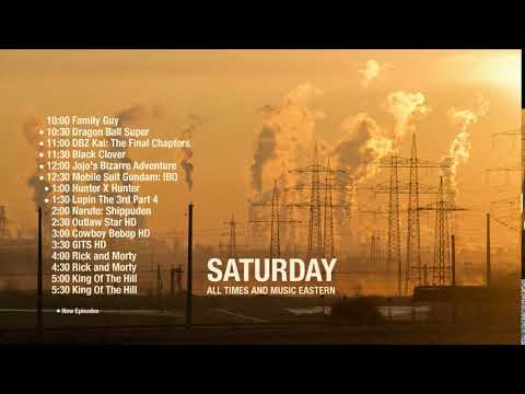 [adult swim] Saturday Schedule (Oil Derricks) [1080p]