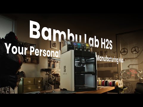 Bambu Lab H2S AMS2 Combo (PF003-S+SA007), 340*320*340mm, 1000mm/s, H350 , B120 , C65 , 5" IPS screen, Wi-Fi, AMS2 Pro, Pre-filter - фото 1 - id-p2747893736