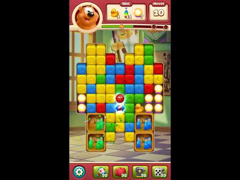 Toon Blast Level 7402 - NO BOOSTERS 🐻🐺🐱 | SKILLGAMING ✔️