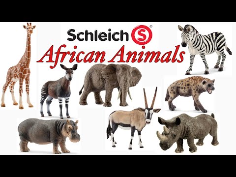 Schleich African Animals | 19 Animals | My Schleich African Animals Collection | Schleich 2020 More