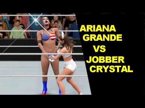 WWE 2K17 Ariana Grande vs Jobber Crystal