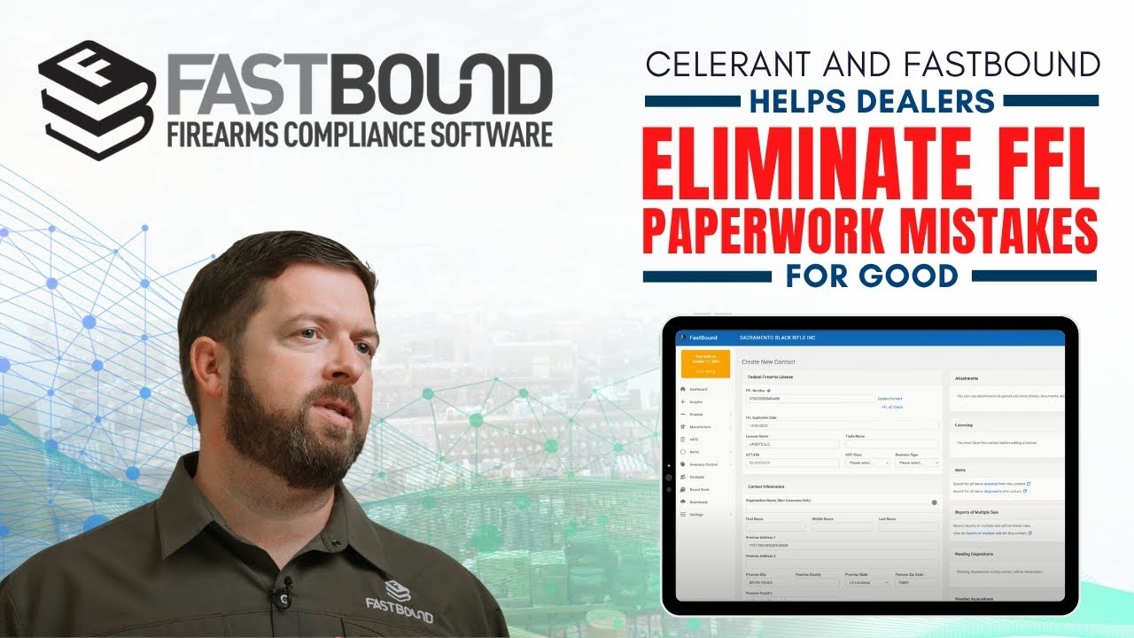 Celerant and FastBound Help Dealers Eliminate FFL Paperwork Mistakes for Good (Review)