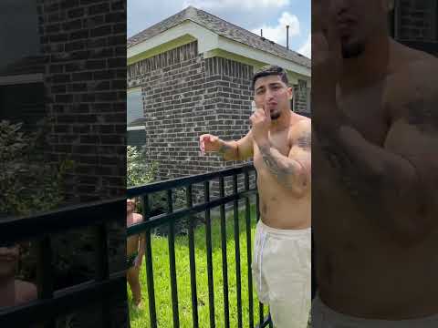 Mom catches son and dad sneaking into neighbors back yard #shorts