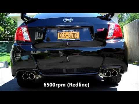 2013 STi - Stock vs Invidia Q300 Exhaust Comparison