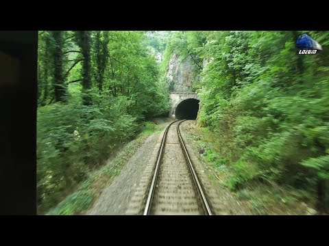 Train Backview Alesd-Bratca@IR363-2 Budapest Keleti-Cluj Napoca pe Apus/on Sunset - 26 June 2018