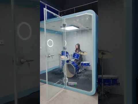 Home of the drum kit is the soundproof room.