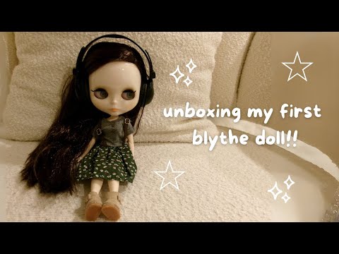 unboxing my first blythe doll + materials haul ☆