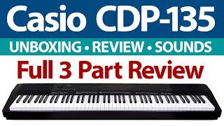Video thumbnail for BEST DIGITAL PIANO VALUE? Casio CDP-135 & CDP-130 Keyboard Review & Demo by Joe Herman