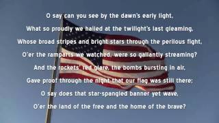 Star Spangled Banner (U.S. National Anthem) with Lyrics