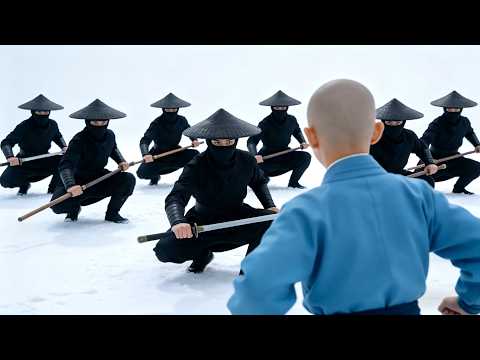 2026功夫電影！黑衣殺手追殺6歲小和尚，不料卻被小和尚完虐！ #kungfu #功夫