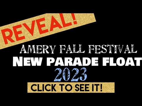 Introducing our new parade float! (2023 | Amery Fall Festival | Amery, WI)