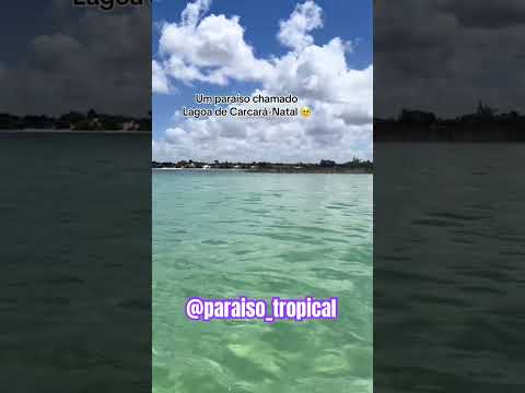 Lagoa De Carcara Natal -Rn 🌊⛴️☀️✨ Um Paraíso Chamado #praise #curtindoapraia #ilhasgregas #shorts