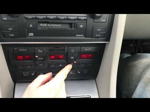 how to USE the climate controls in an A4 Audi