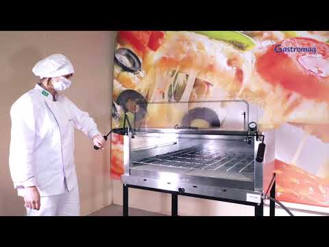 Forno Refratário de Pizza Industrial a Gás Gastromaq FLG 800 PG