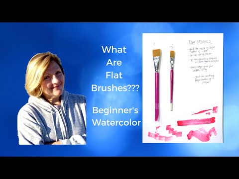 The Best Flat Brushes for Watercolor (and Why You Need Them)