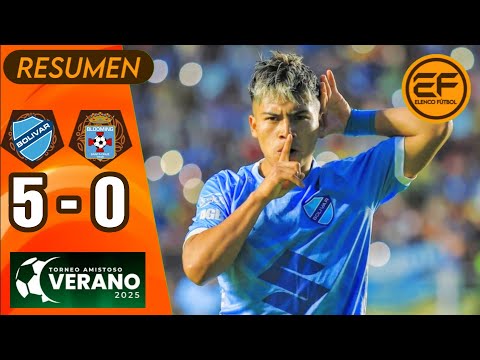 📹 Resumen: Bolívar 5 - 0 Blooming | Torneo de Verano 2025 | Final - Vuelta