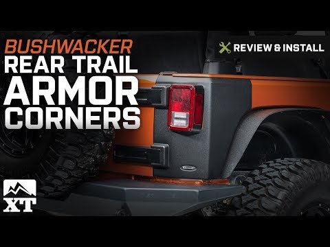 Jeep Wrangler Bushwacker Rear Trail Armor Corners (2007-2017 JK) Review & Install