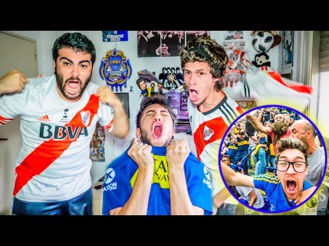 Boca vs River FINAL Copa Libertadores 2018 | Friends reactions