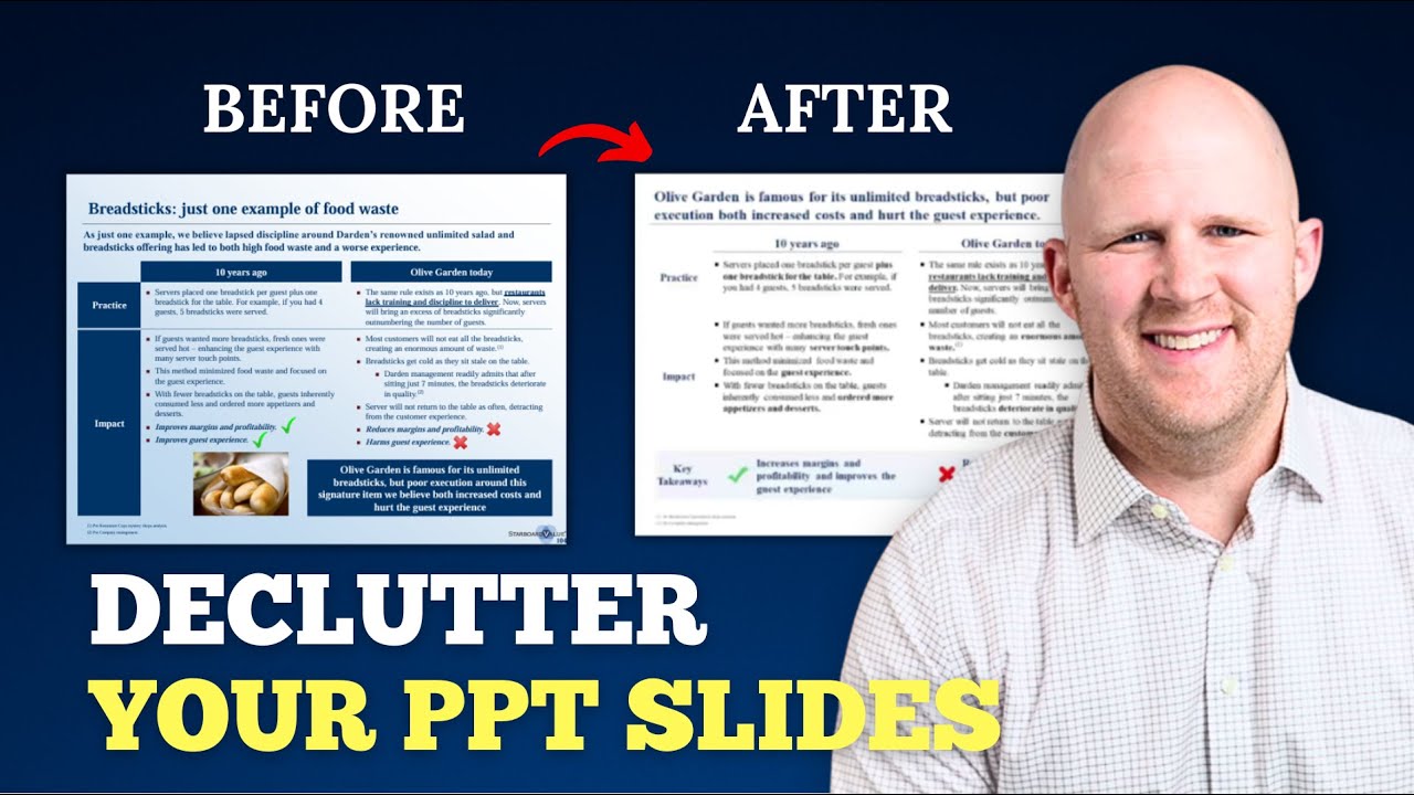 Consulting Slide Walkthrough: How to declutter your PowerPoint slides