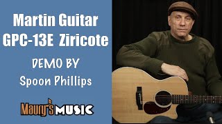 Video thumbnail for The Martin GPC-13E Ziricote - DEMO by Spoon Phillips by Maury's Music