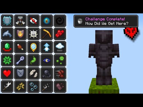 Ho completato TUTTI i progressi in Minecraft One Block Hardcore