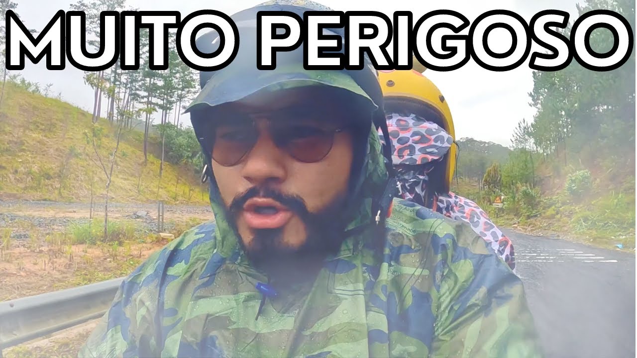 VIAJANDO PELO INTERIOR DO VIETNÃ DE MOTO NA CHUVA E FRIO