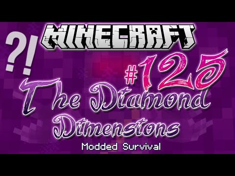 "TRINITY RUNS AWAY?!" | Diamond Dimensions Modded Survival #125 | Minecraft
