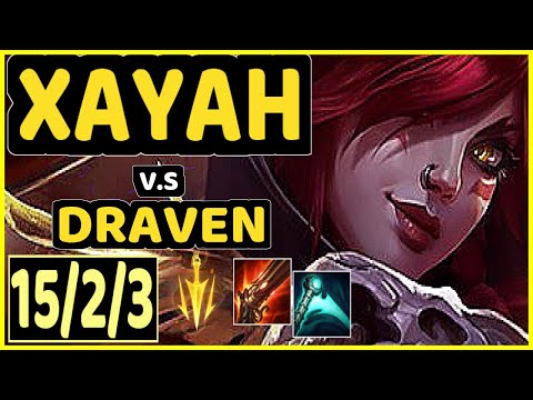 UPSET (XAYAH) vs DRAVEN - 15/2/3 KDA BOTTOM ADC CHALLENGER GAMEPLAY - EUW