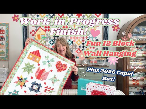 Work in Progress Finish!: 2025 BOM Wall Hanging and 2026 Cupid Box