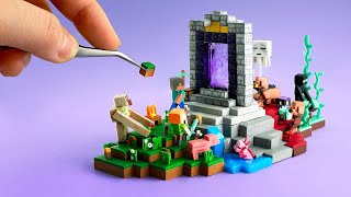 Making Tiny Minecraft Nether Portal Miniature - cl