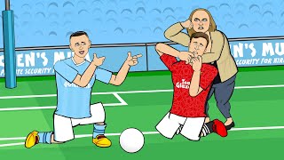 FODEN WINS THE MANCHESTER DERBY! (3-1 Manchester City United Parody Goals Highlights Rashford Goal)