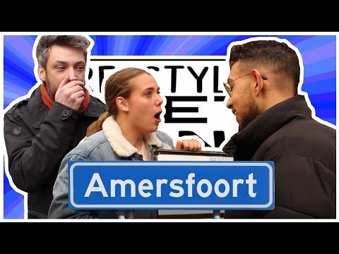 DANI DOET FREESTYLE OP BEATBOX IN REGEN - Freestylen met Dani | van stad tot stad - Amersfoort